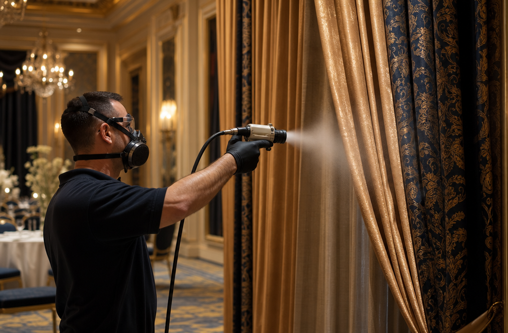 Flame retardant treatment in Toronto hotel